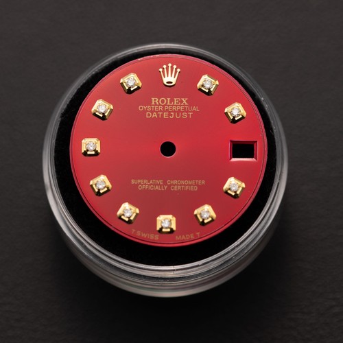 Rolex 31mm custom red - custom, diamond