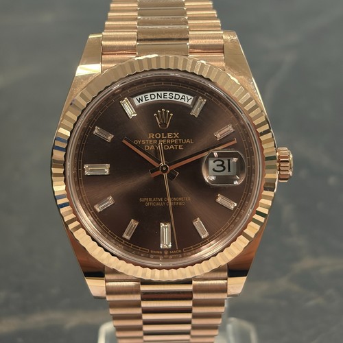 18ct rose gold rolex - gold,