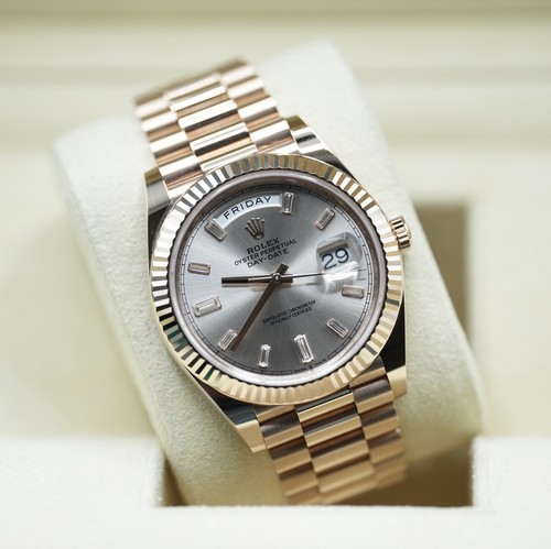 Gents 18ct rose gold - rose, rolex